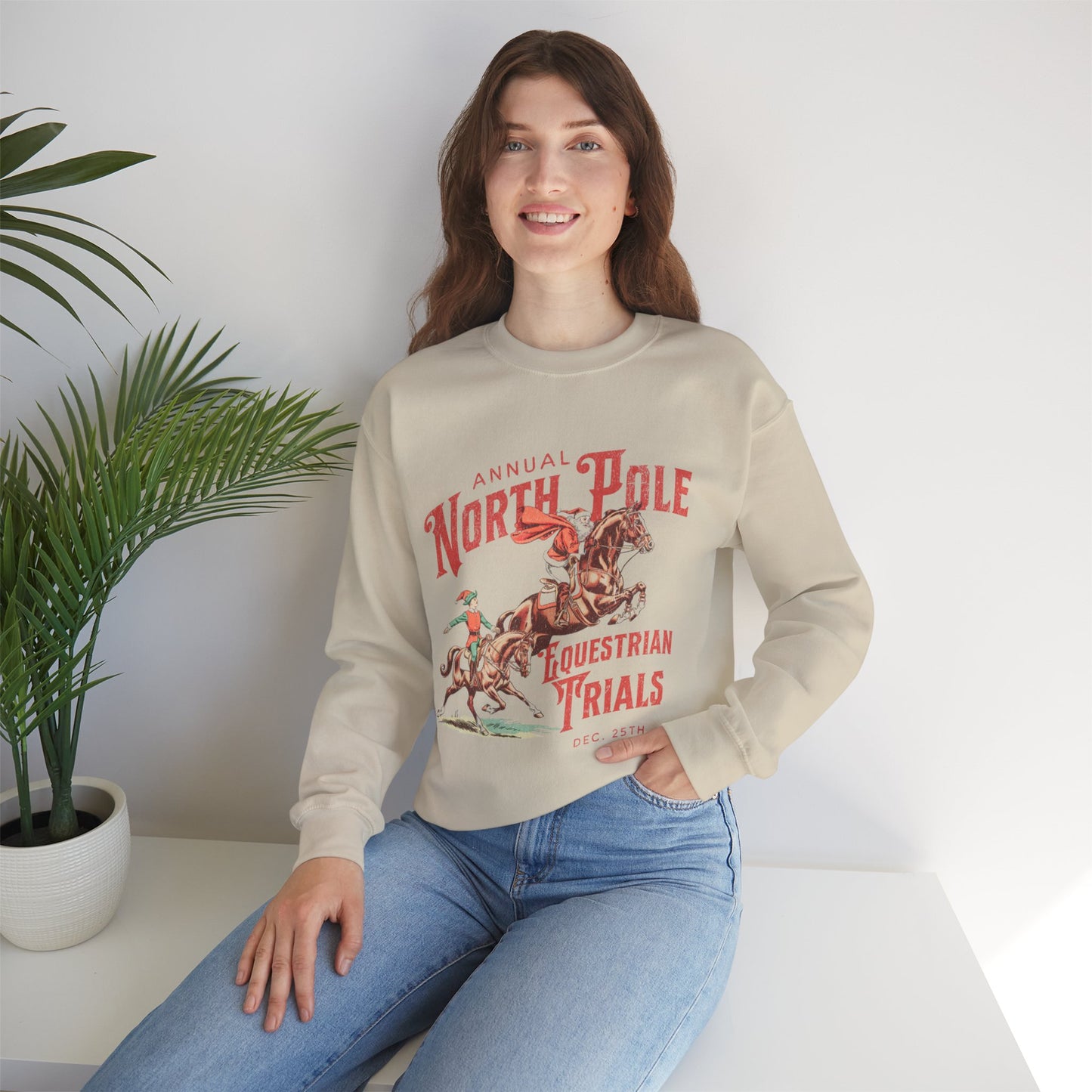 North Pole Horse Trials Crewneck Sweatshirt