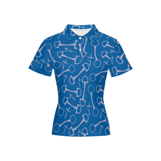 Divine Bits Blue Polo